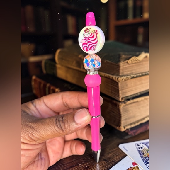 Accessories - Custom Made Pink Cat  Pen